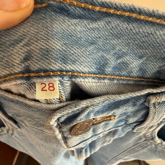 Levi’s Denim Midi Skirt - Size 28 - Picture 5 of 9